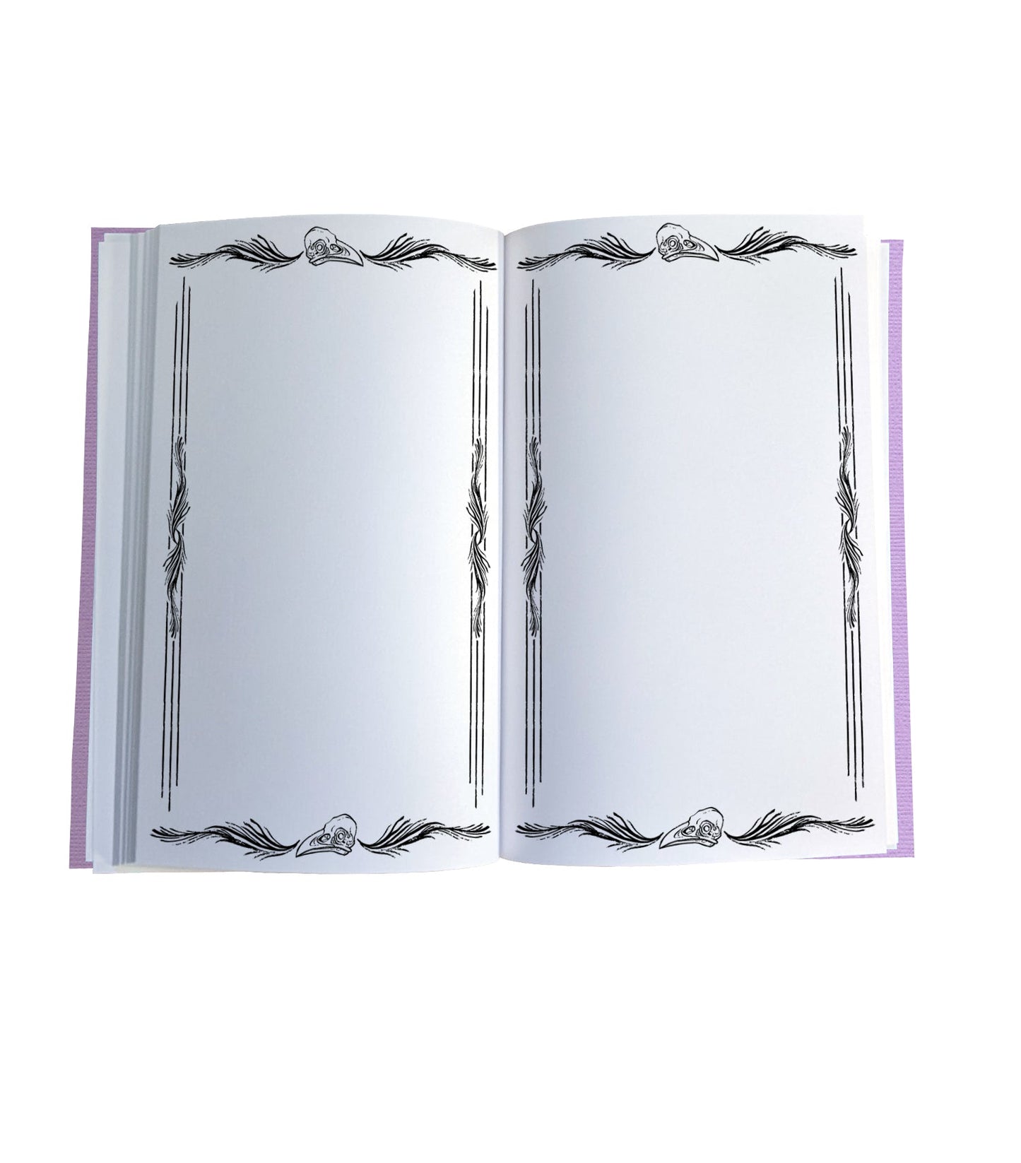 Wood Snake Magnetic Wooden Journal, Purple & Dark Purple