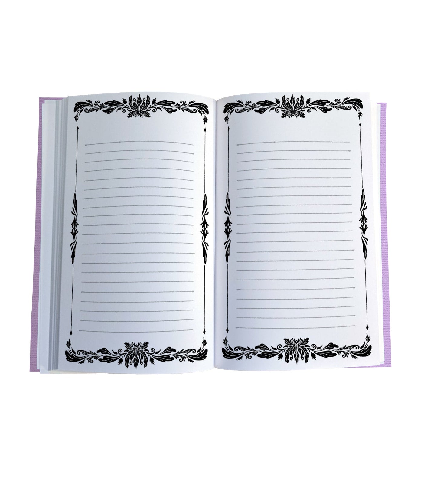 Wood Snake Magnetic Wooden Journal, Purple & Dark Purple