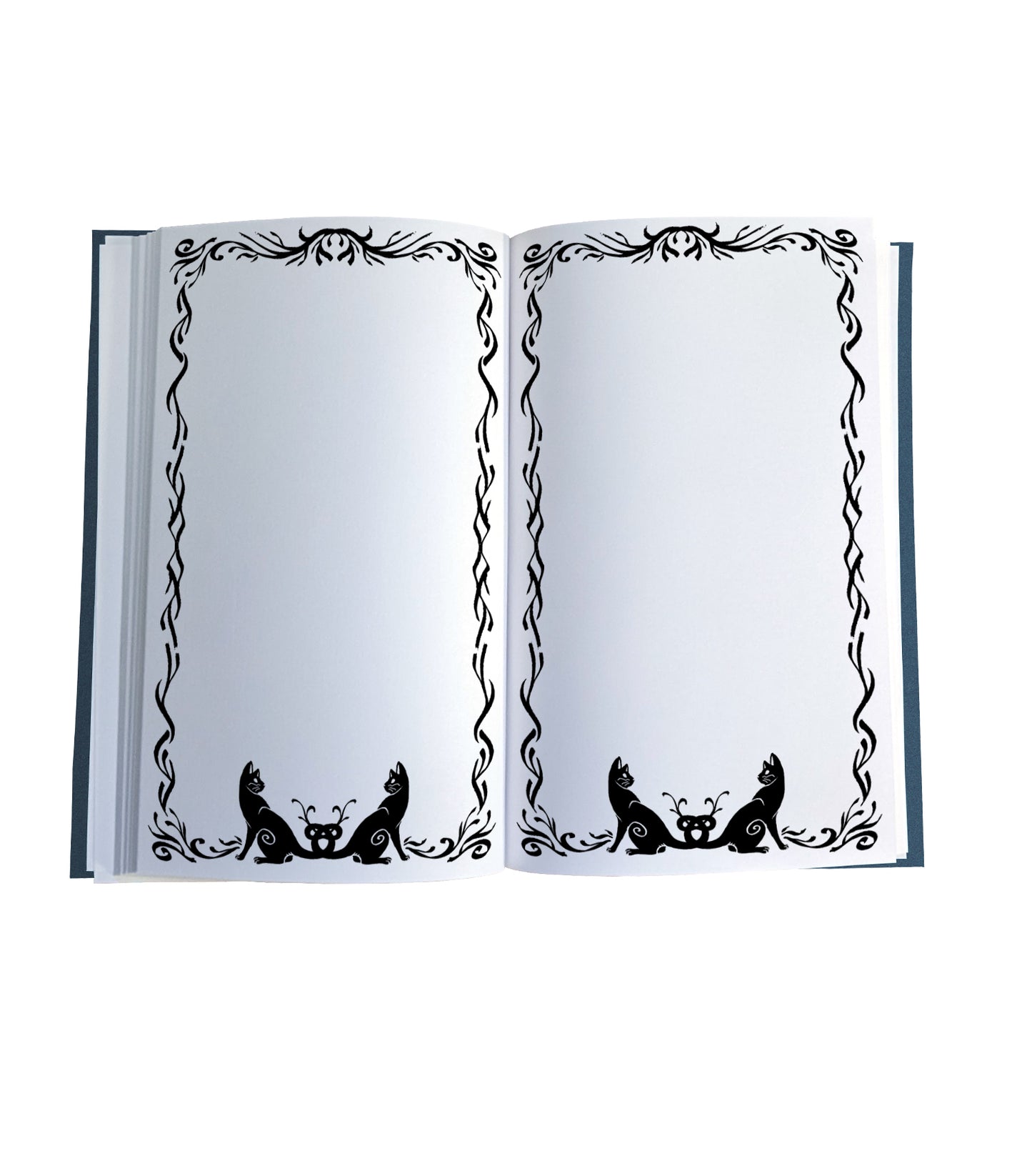Heron Fencer Magnetic Wooden Journal, Green & Teal