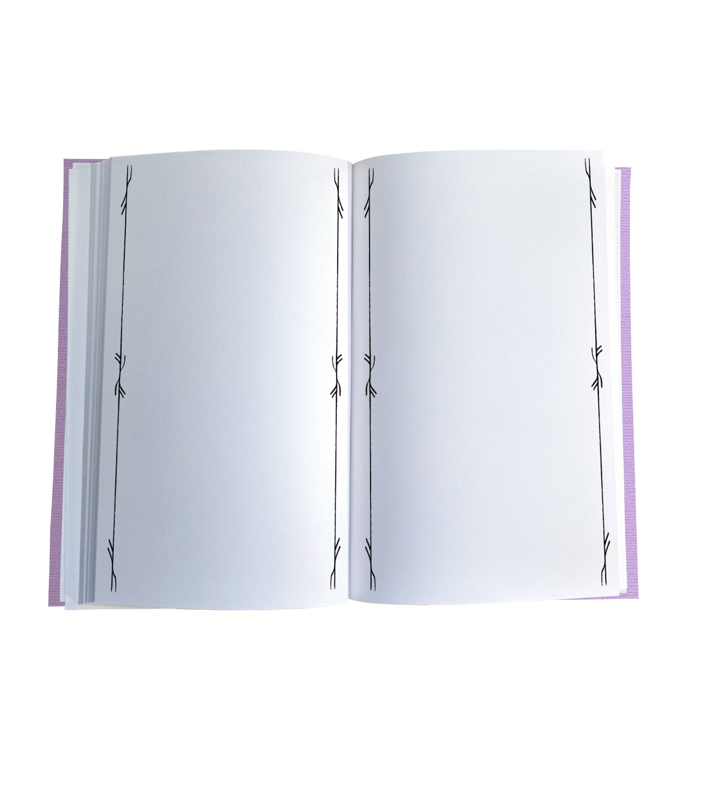Wood Snake Magnetic Wooden Journal, Purple & Dark Purple