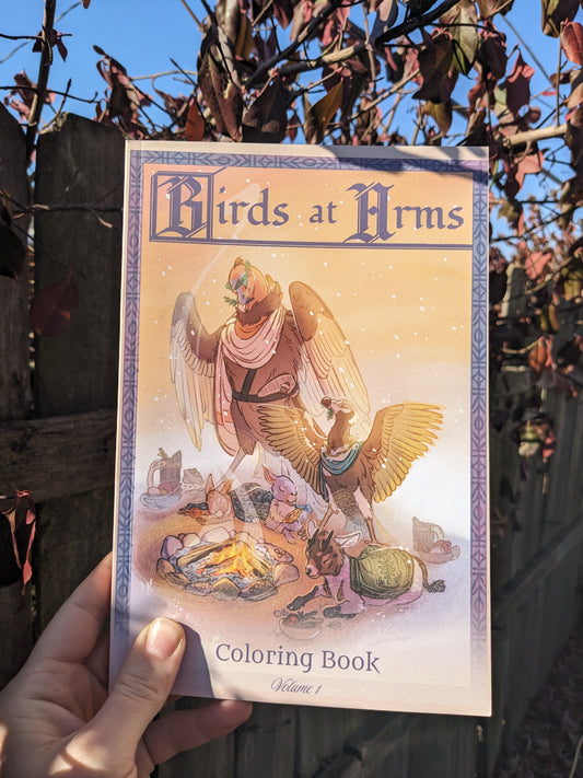 Birds at Arms Coloring Book Vol 1