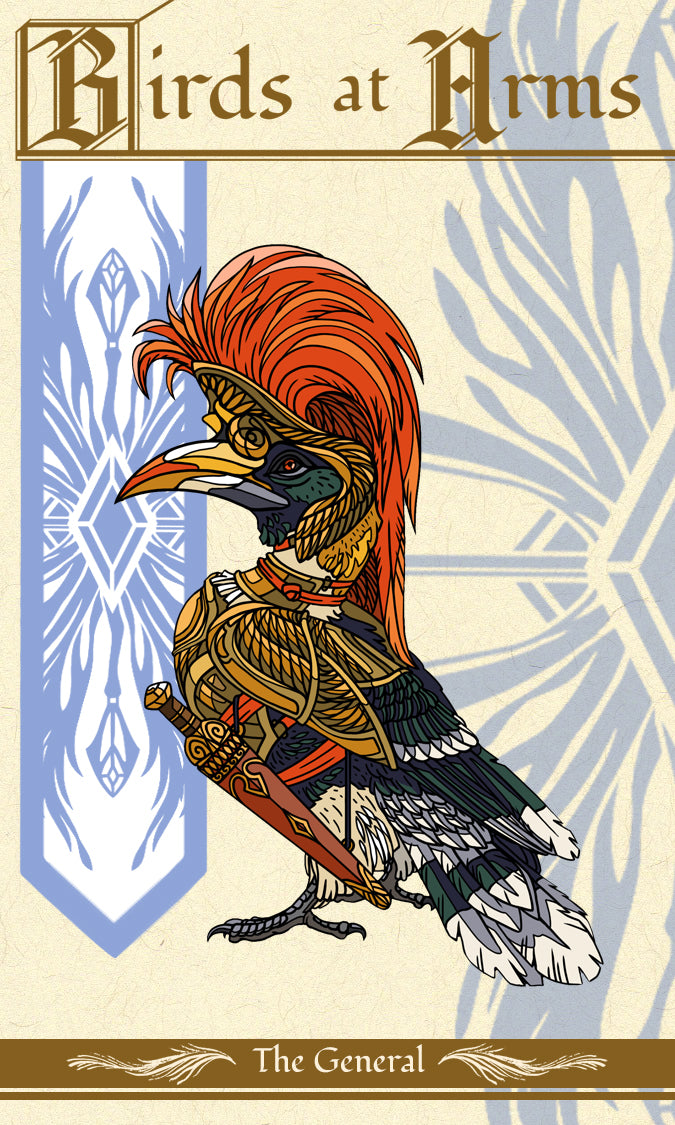 General, Great Hornbill - Soft Enamel Pin