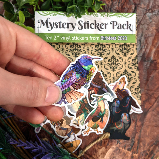 Mystery 2" Sticker Pack, Birbfest 2023 (10 pack)