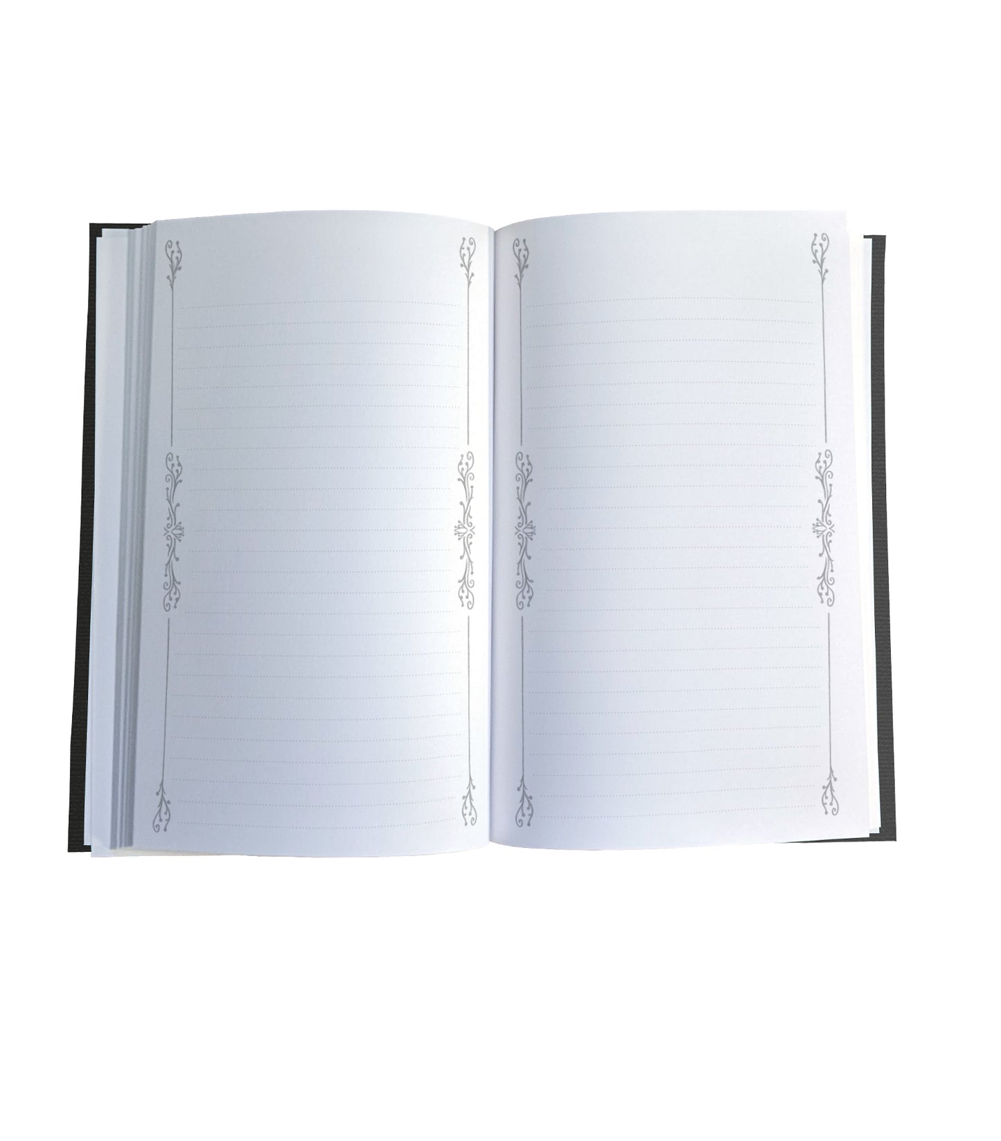 Blooming Lotus Magnetic Wooden Journal, Blue & Navy