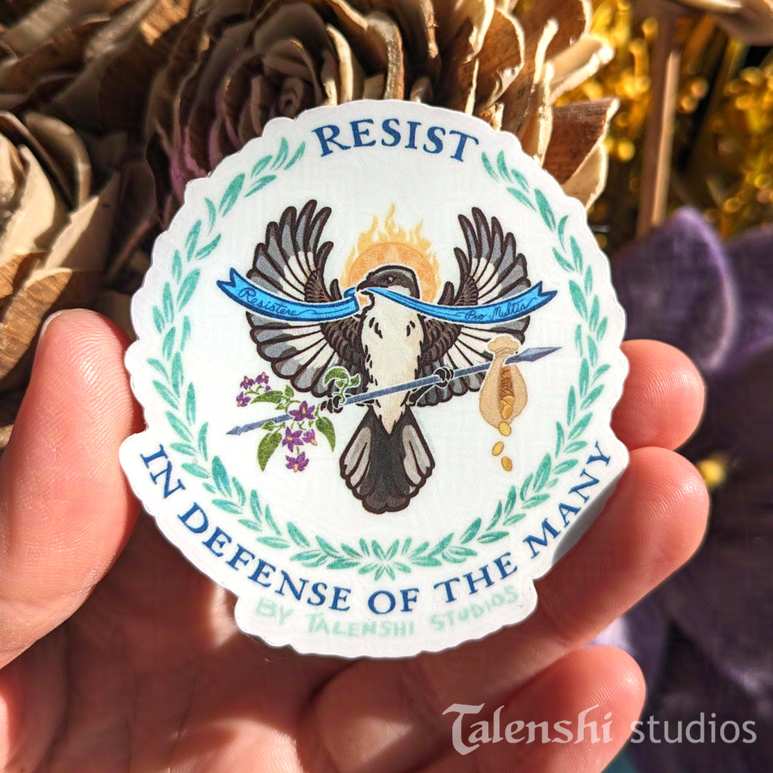 2.5" Shrike Waterproof Vinyl Sticker