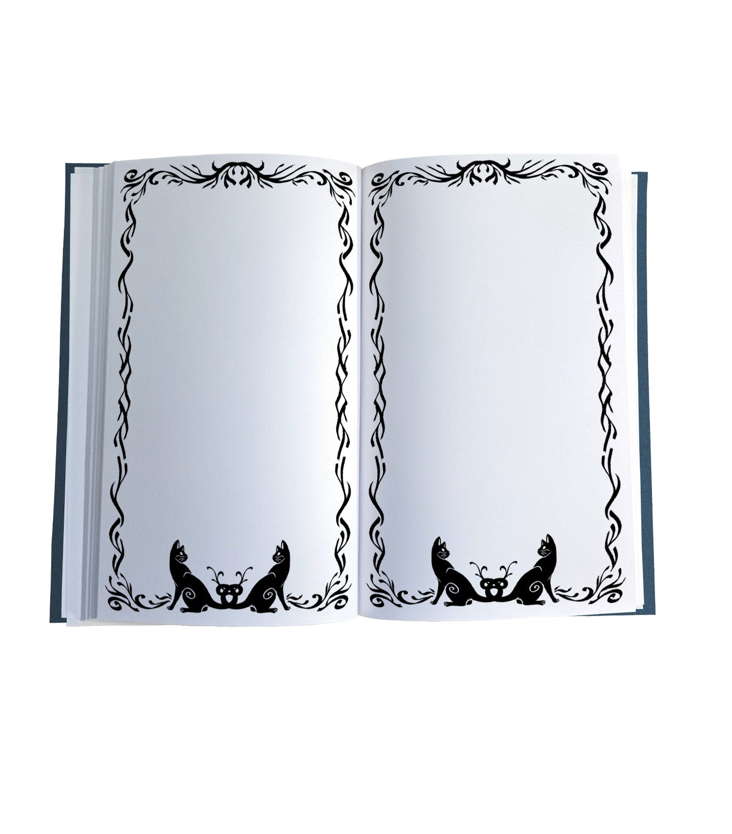 Heron Fencer Magnetic Wooden Journal, Jade & Blue