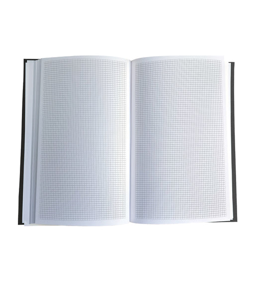 10x10 grid/ graph paper, refill for magnetic journals by Talenshi Studios, black cover color