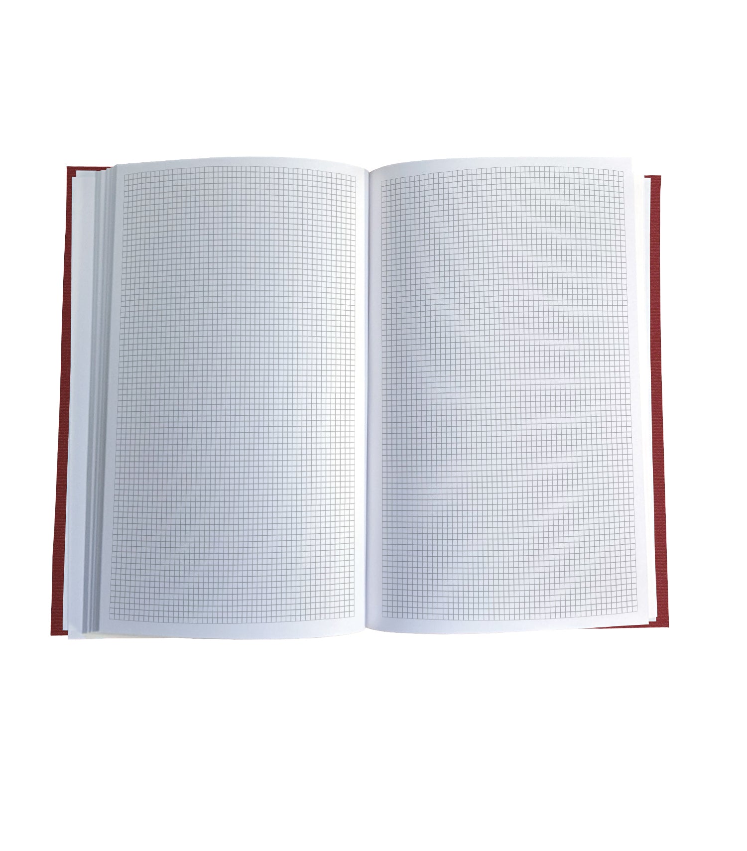 10x10 grid/ graph paper, refill for magnetic journals by Talenshi Studios, maroon cover color