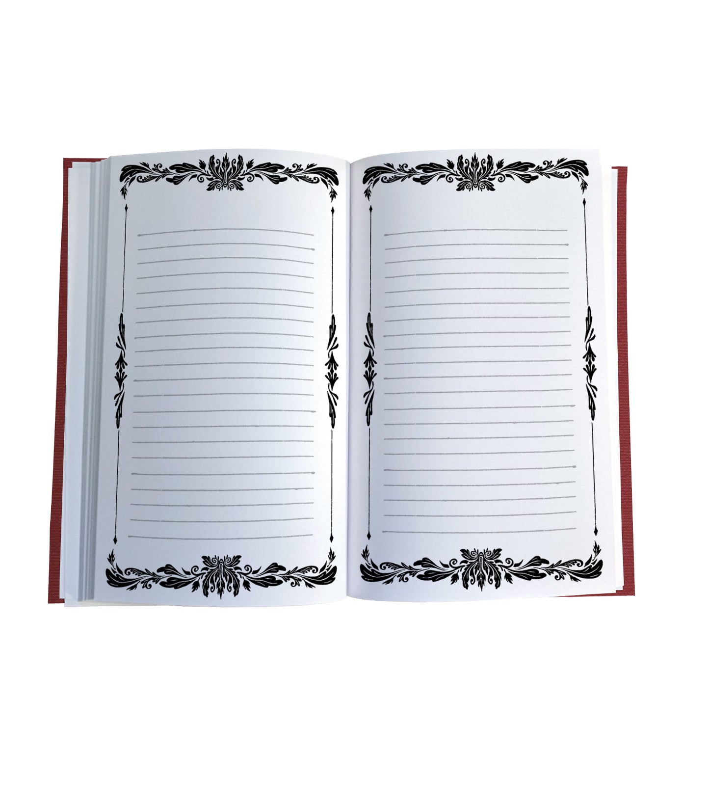 Leaf Bordered Lined Magnetic Journal Refill (2 sizes)