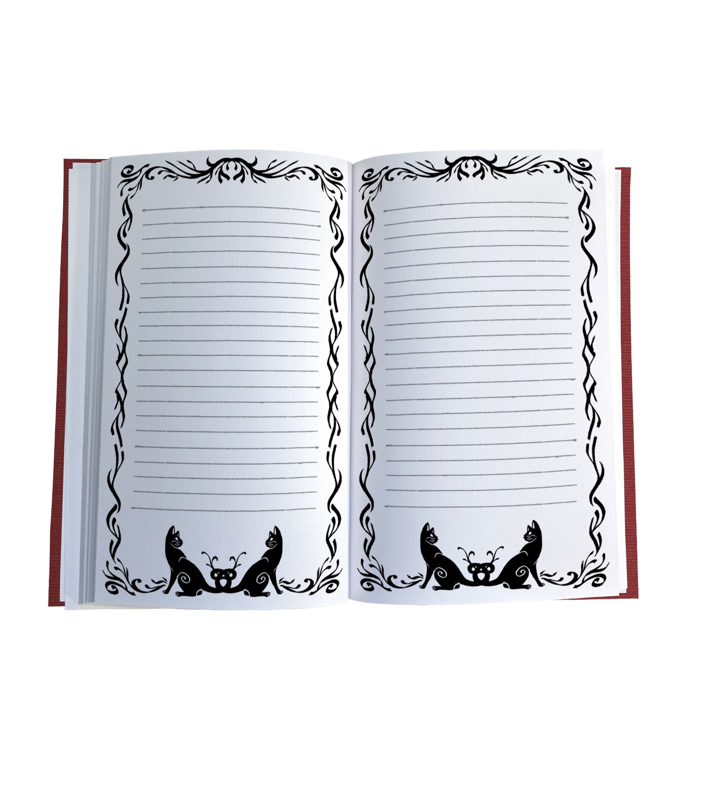 Gryphon's Scratching Tree Magnetic Wooden Journal, Red & Brown