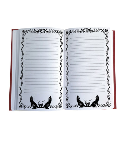 Gryphon's Scratching Tree Magnetic Wooden Journal, Red & Brown