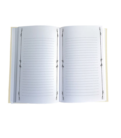 Library Weasels Magnetic Wooden Journal, Honey & Tan