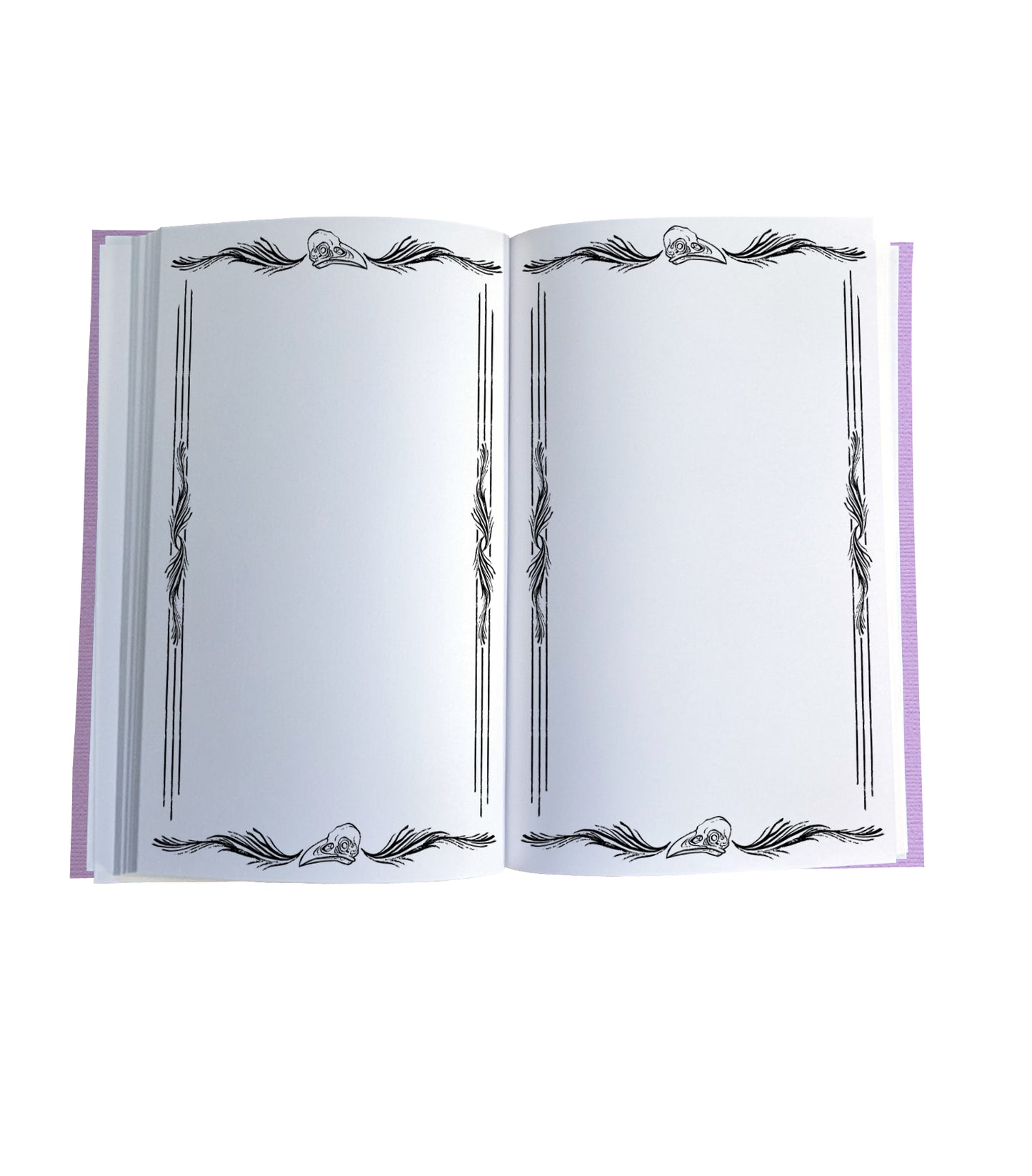 Raven Bordered Blank Magnetic Journal Refill (2 sizes)