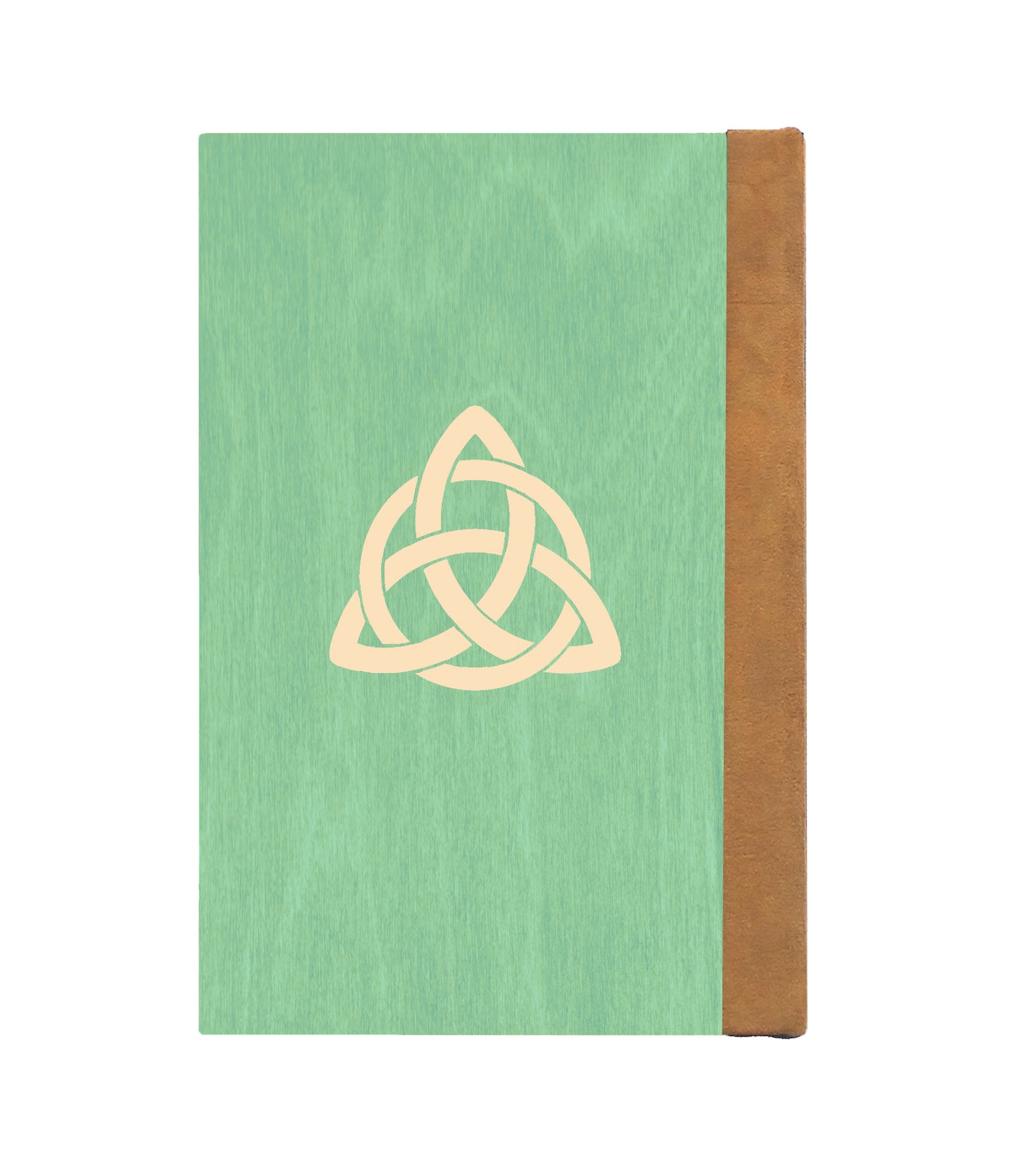 Cheerful Bat Magnetic Wooden Journal, Jade & Cream