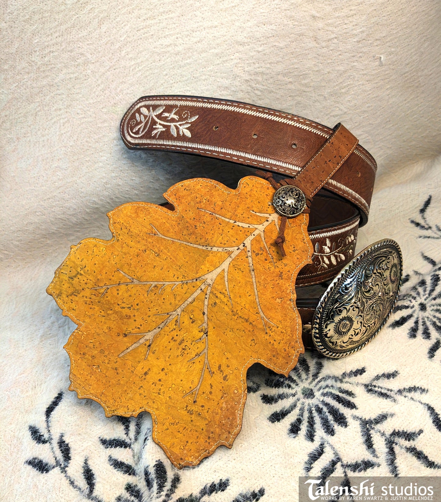 Fall Gold Oak Leaf Wallet or Coin Purse (2 sizes)