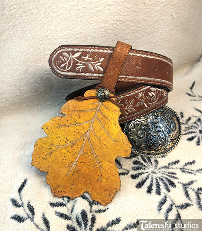 Fall Gold Oak Leaf Wallet or Coin Purse (2 sizes)