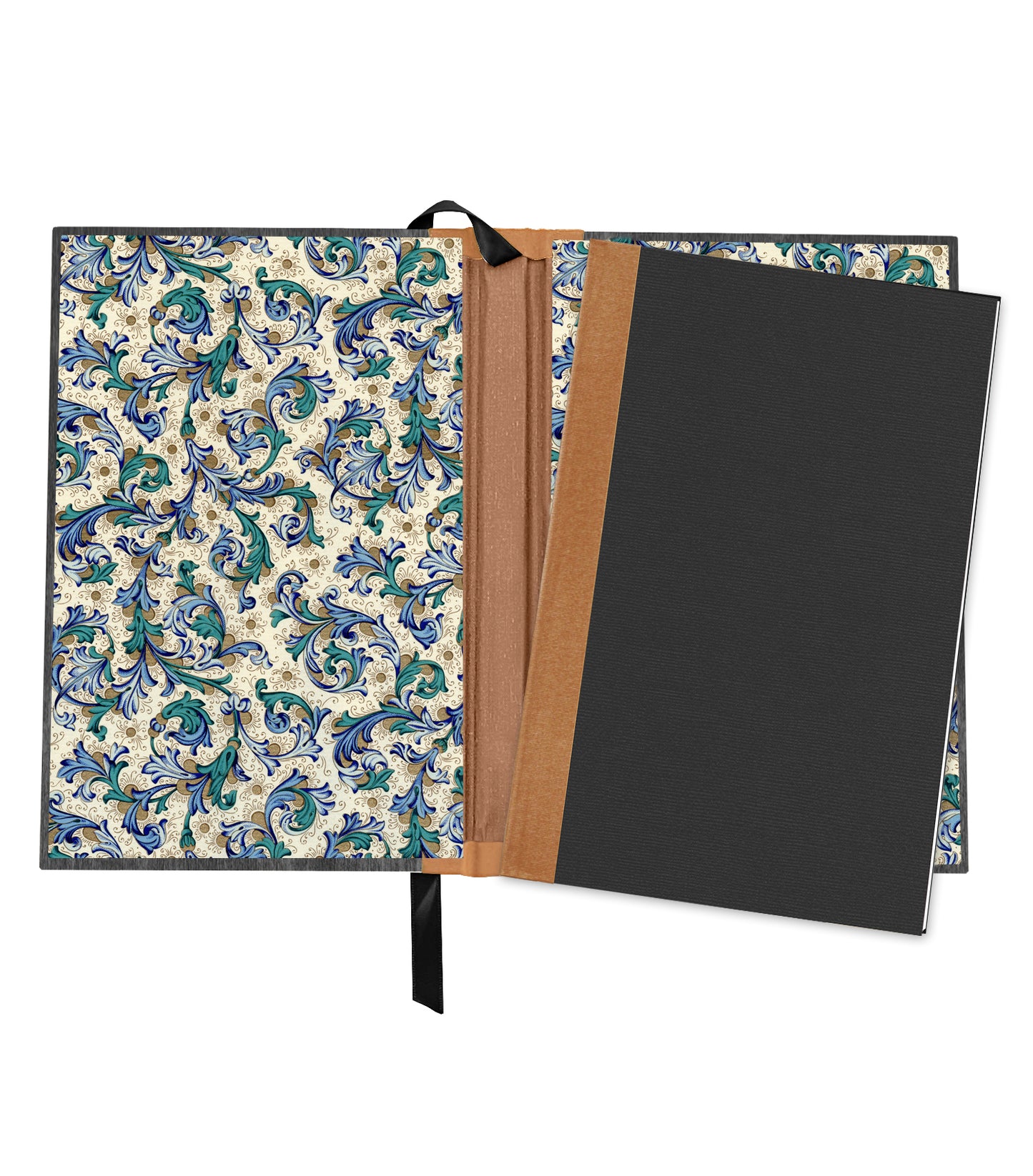 Bee Rider Magnetic Wooden Journal, Black & Lavender