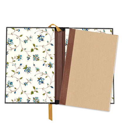 Unicorn & Foal Magnetic Wooden Journal, Brown & Cream