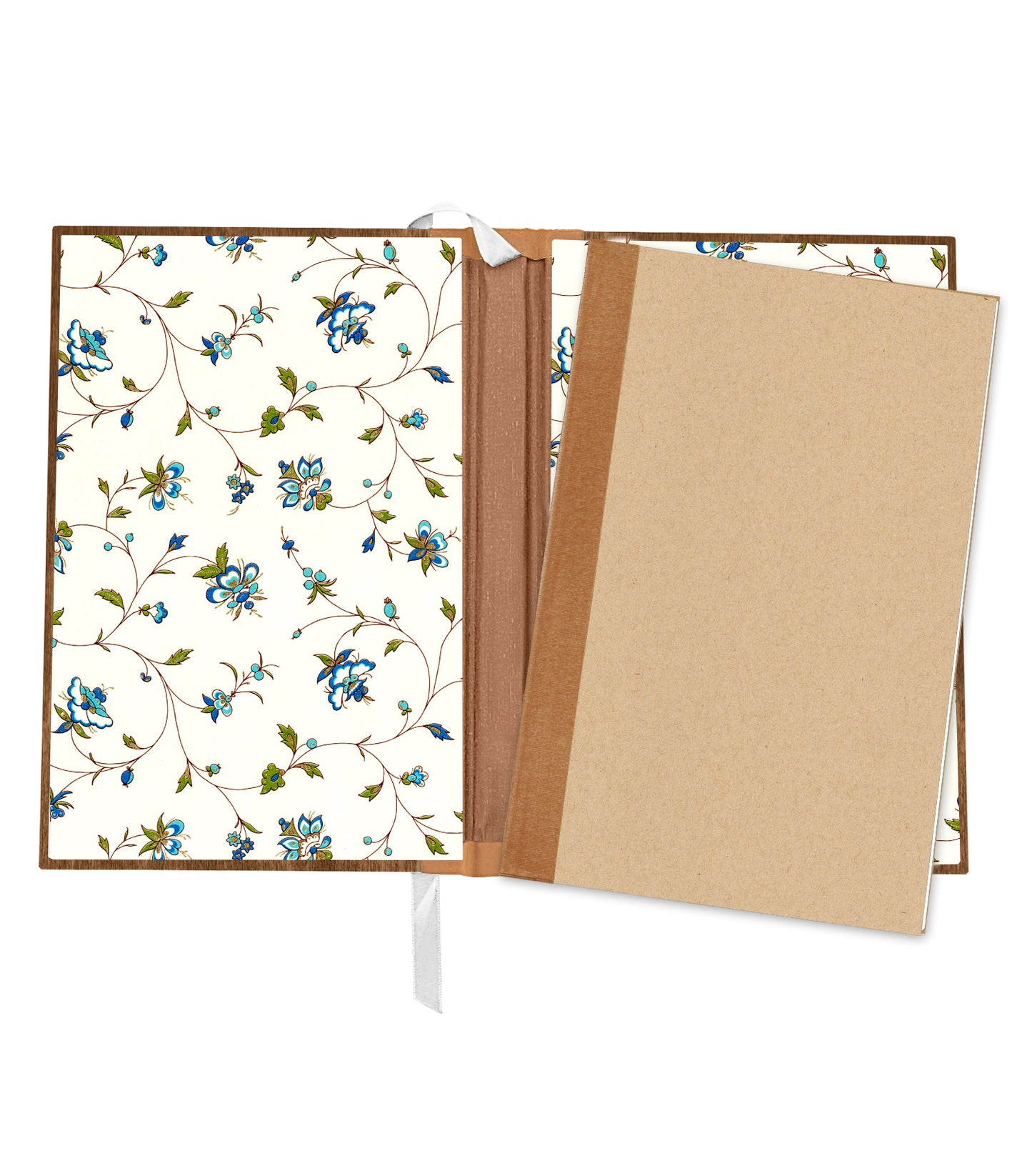 Library Weasels Magnetic Wooden Journal, Honey & Tan