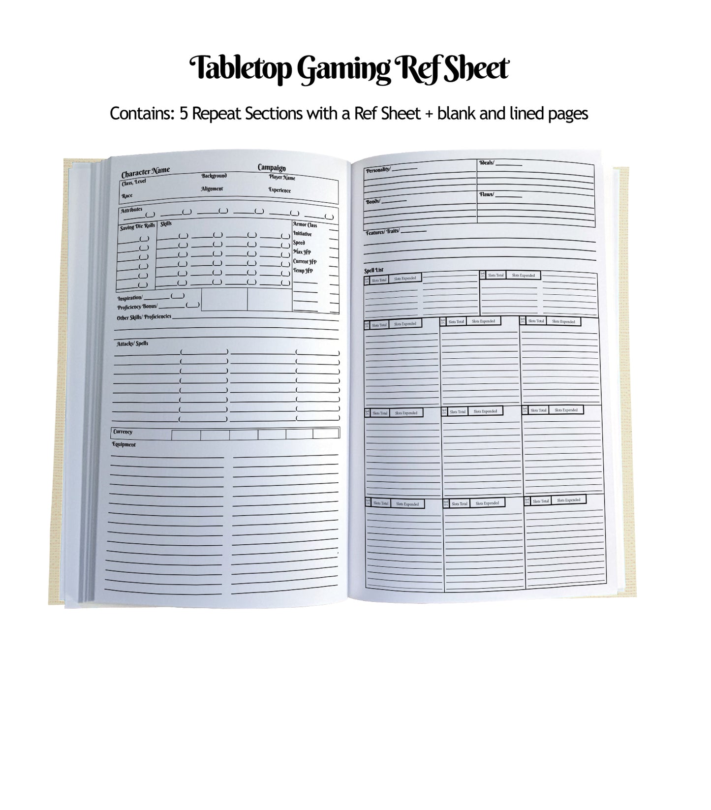 Library Weasels Magnetic Wooden Journal, Honey & Tan