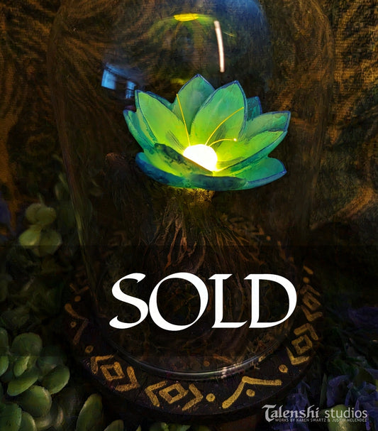 Enchanted Flower LED Diorama by Talenshi Studios, The Sitting Tree, sold