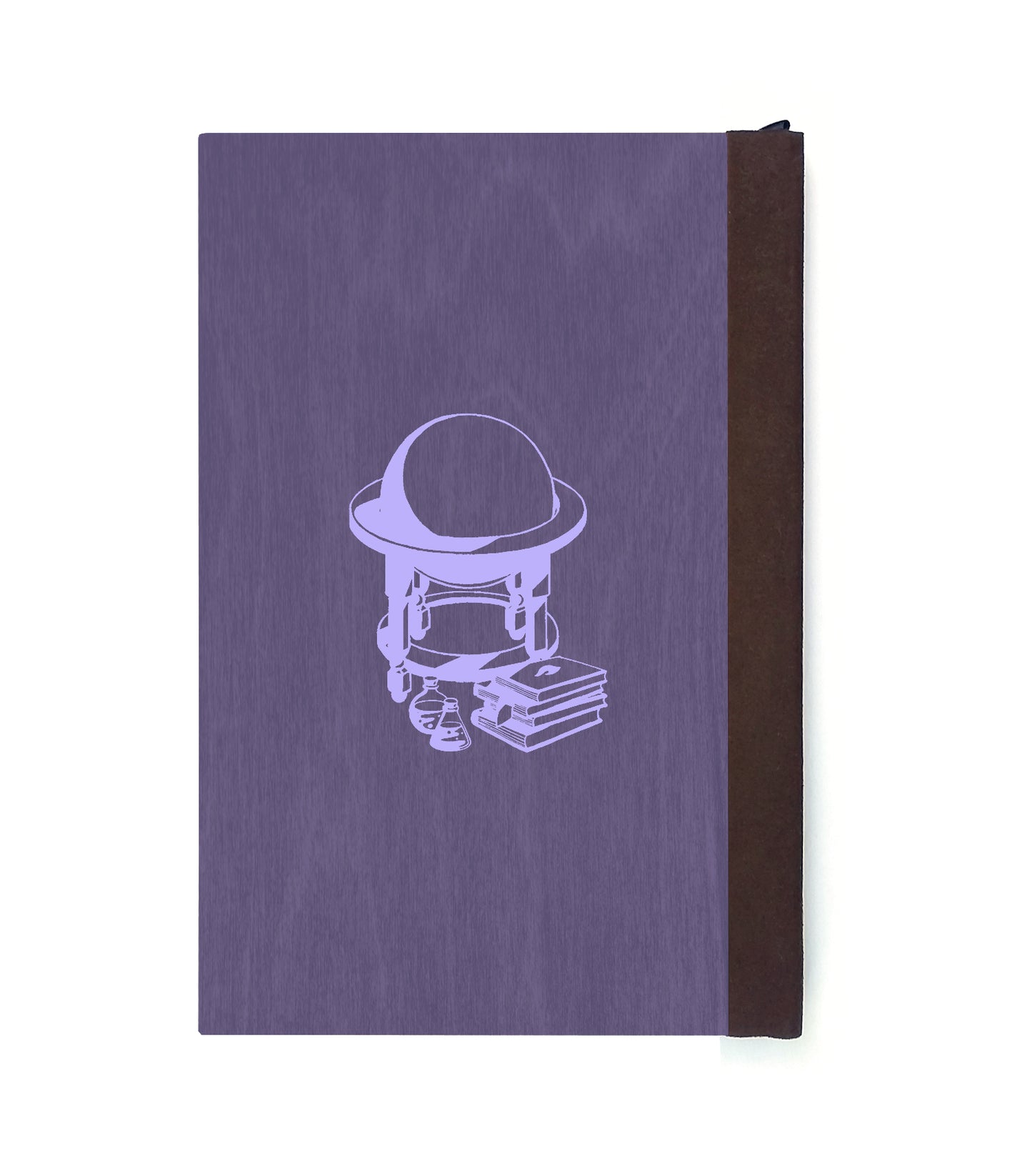 Gazing Dragon Magnetic Wooden Journal, Purple & Lavender