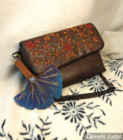 Galaxy Ginko Leaf Wallet or Coin Purse (2 sizes)