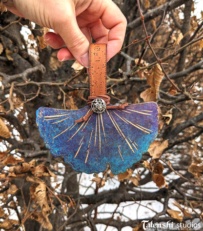 Galaxy Ginko Leaf Wallet or Coin Purse (2 sizes)