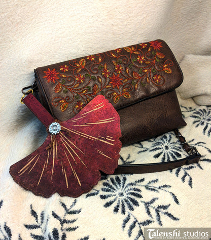 Nebula Ginko Leaf Wallet or Coin Purse (2 sizes)