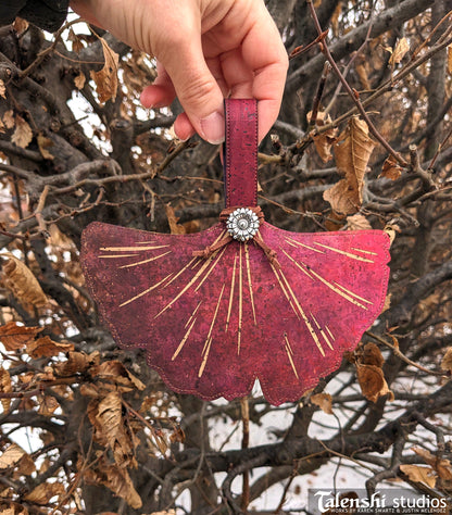 Nebula Ginko Leaf Wallet or Coin Purse (2 sizes)