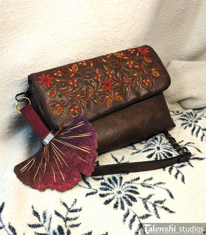 Nebula Ginko Leaf Wallet or Coin Purse (2 sizes)