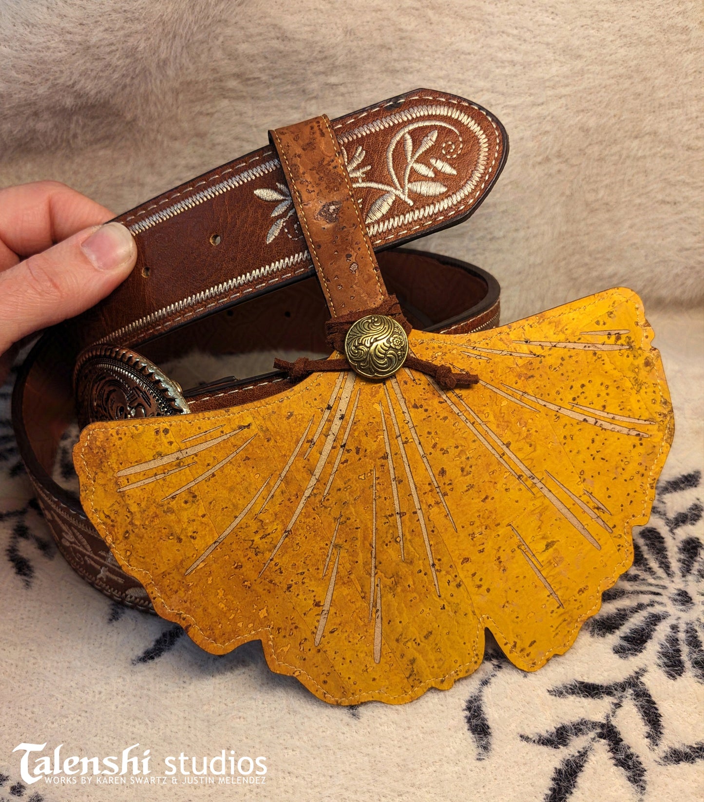 Fall Gold Ginko Leaf Wallet or Coin Purse (2 sizes)
