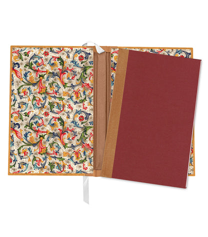 Wood Snake Magnetic Wooden Journal, Honey & Terra Cotta