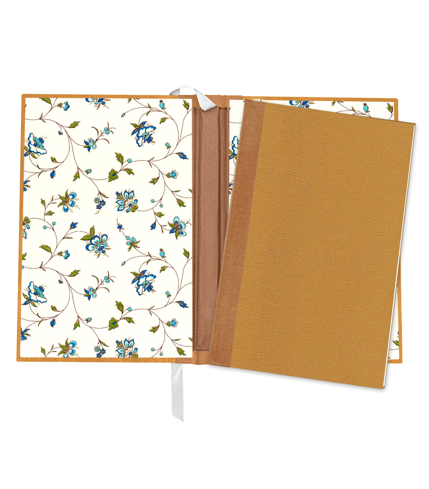 Spiritual Otters Magnetic Wooden Journal, Honey & Tan