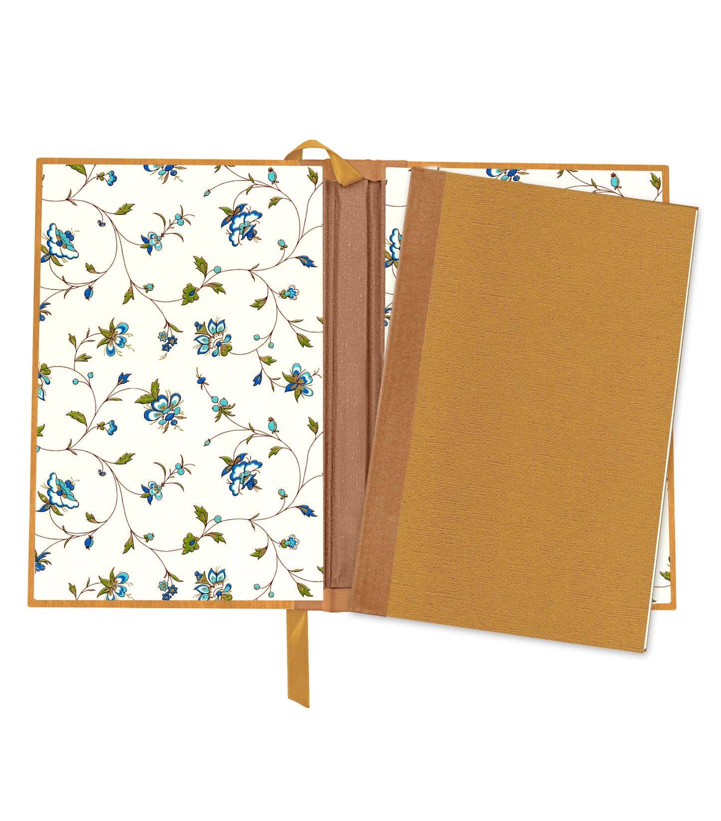 Aurora Bears Magnetic Wooden Journal, Honey & Tan