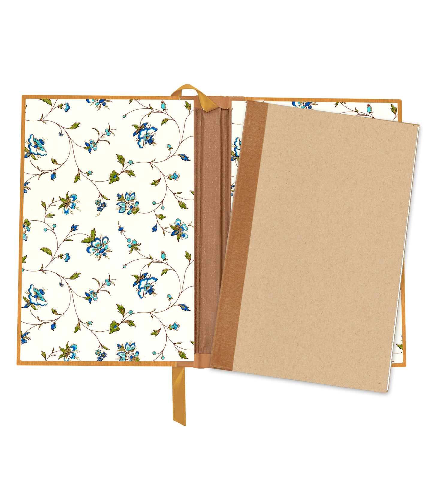 Assassin Wren Magnetic Wooden Journal, Honey & Brown