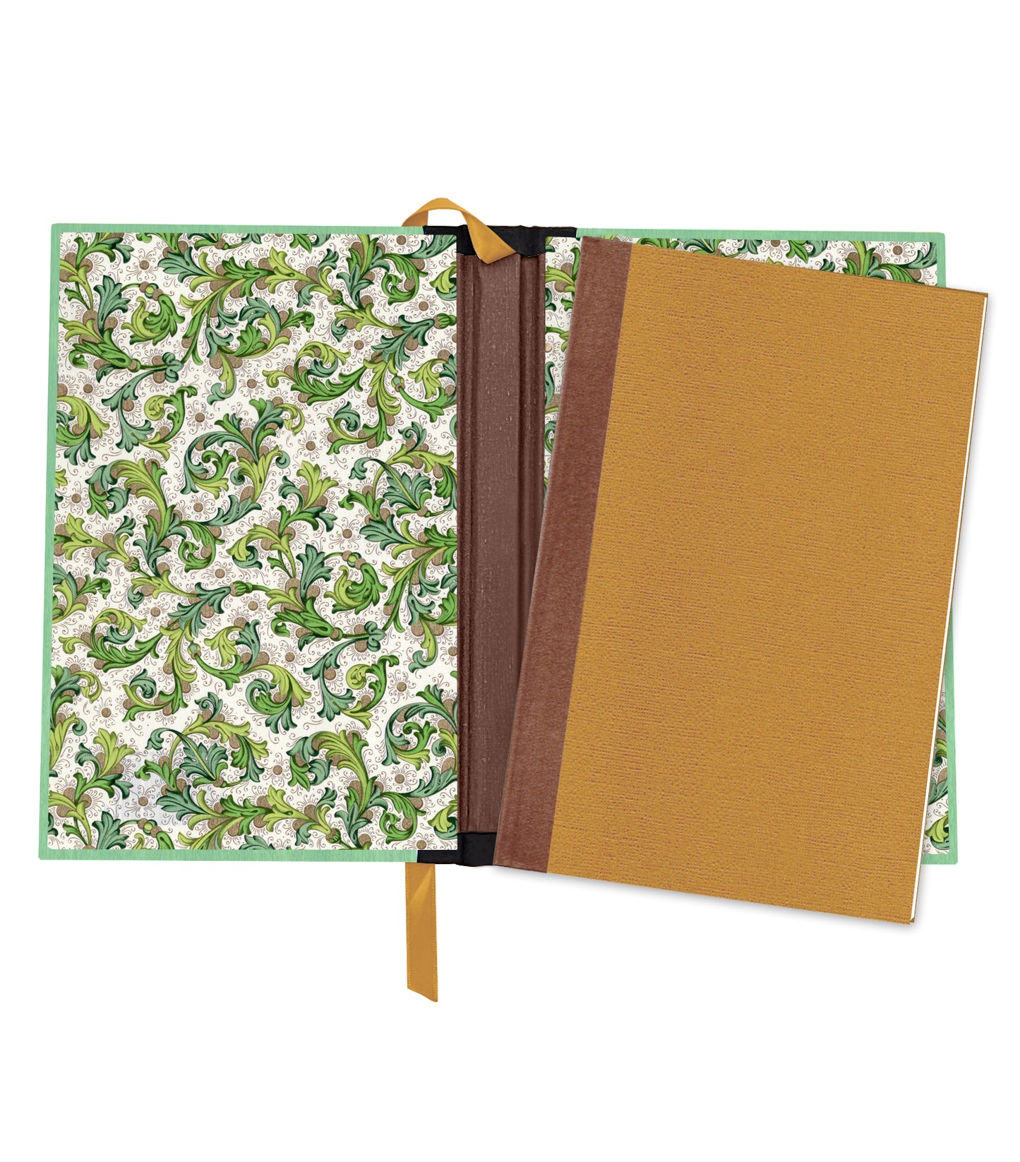 Bee Rider Magnetic Wooden Journal, Jade & Teal