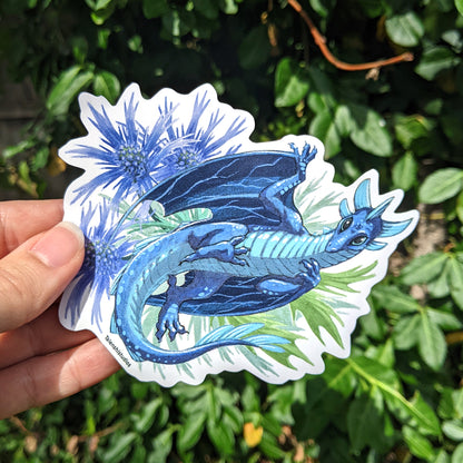 All Floral Wyvern Vinyl Stickers (4 total)