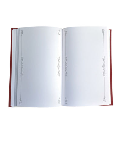 Filigree Bordered Blank Magnetic Journal Refill (2 sizes)