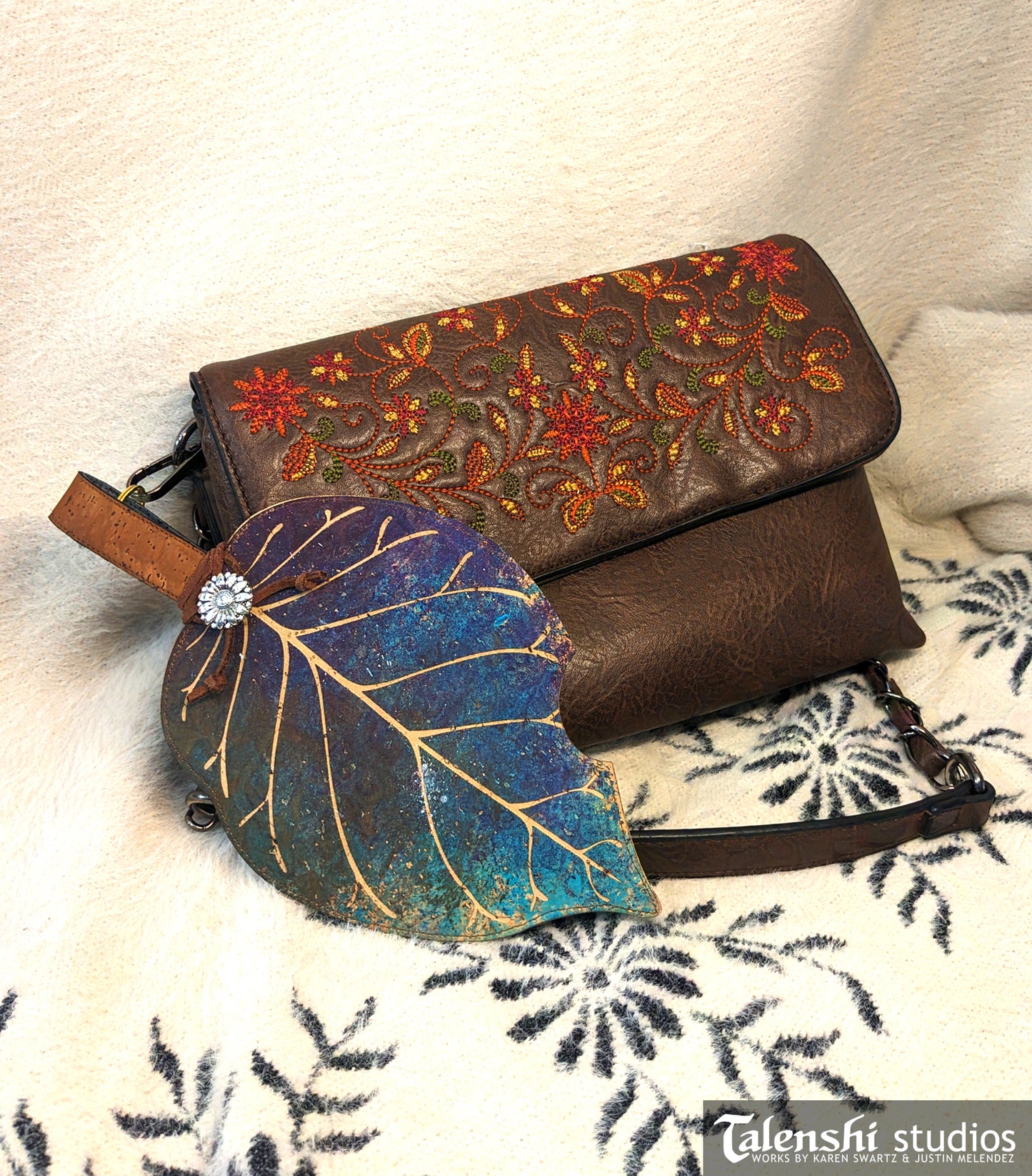 Galaxy Osage Leaf Wallet or Coin Purse (2 sizes)