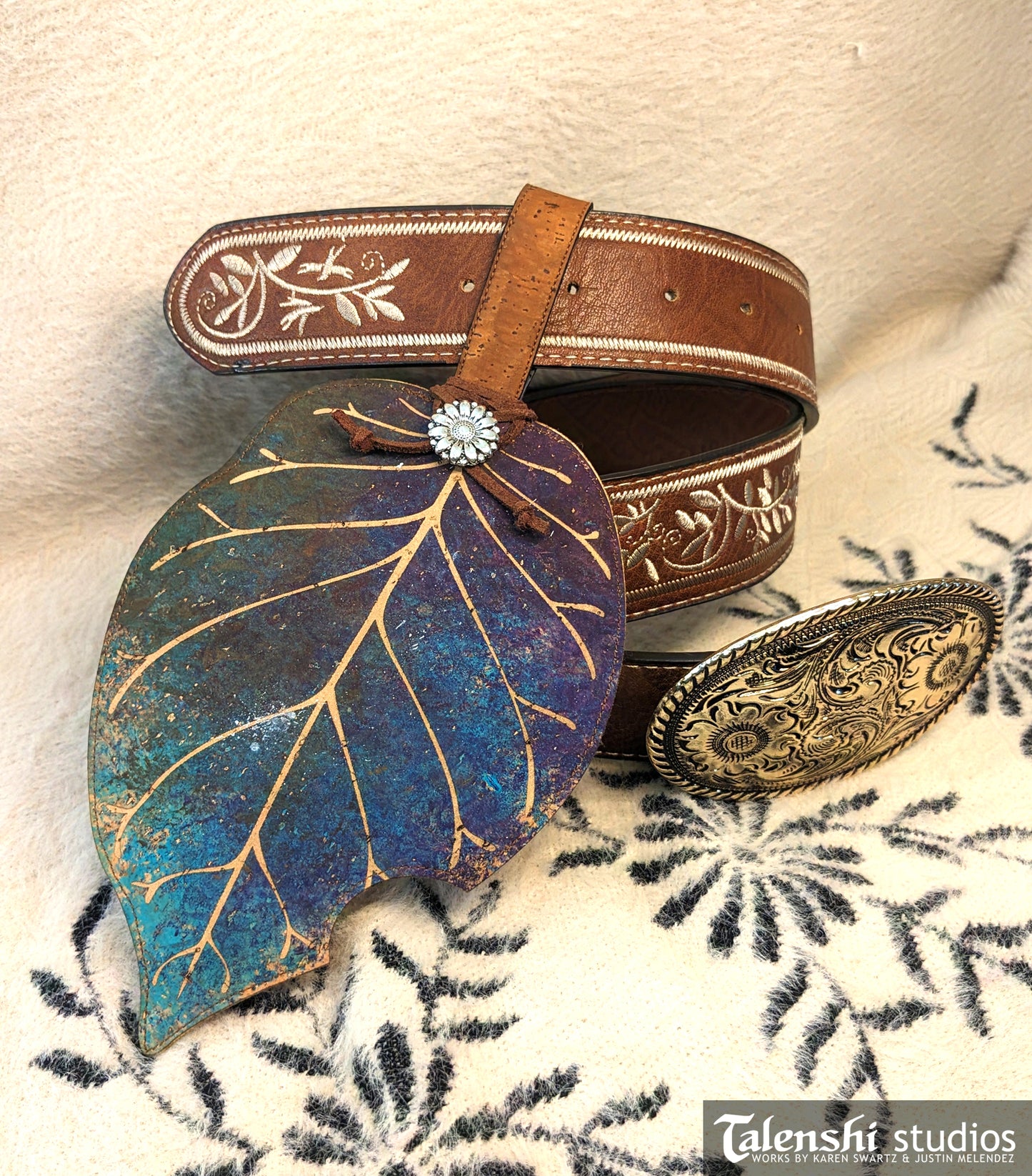 Galaxy Osage Leaf Wallet or Coin Purse (2 sizes)