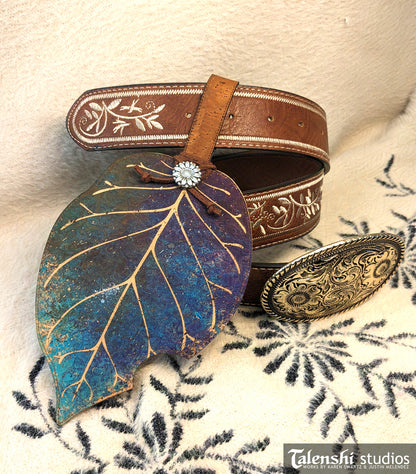 Galaxy Osage Leaf Wallet or Coin Purse (2 sizes)