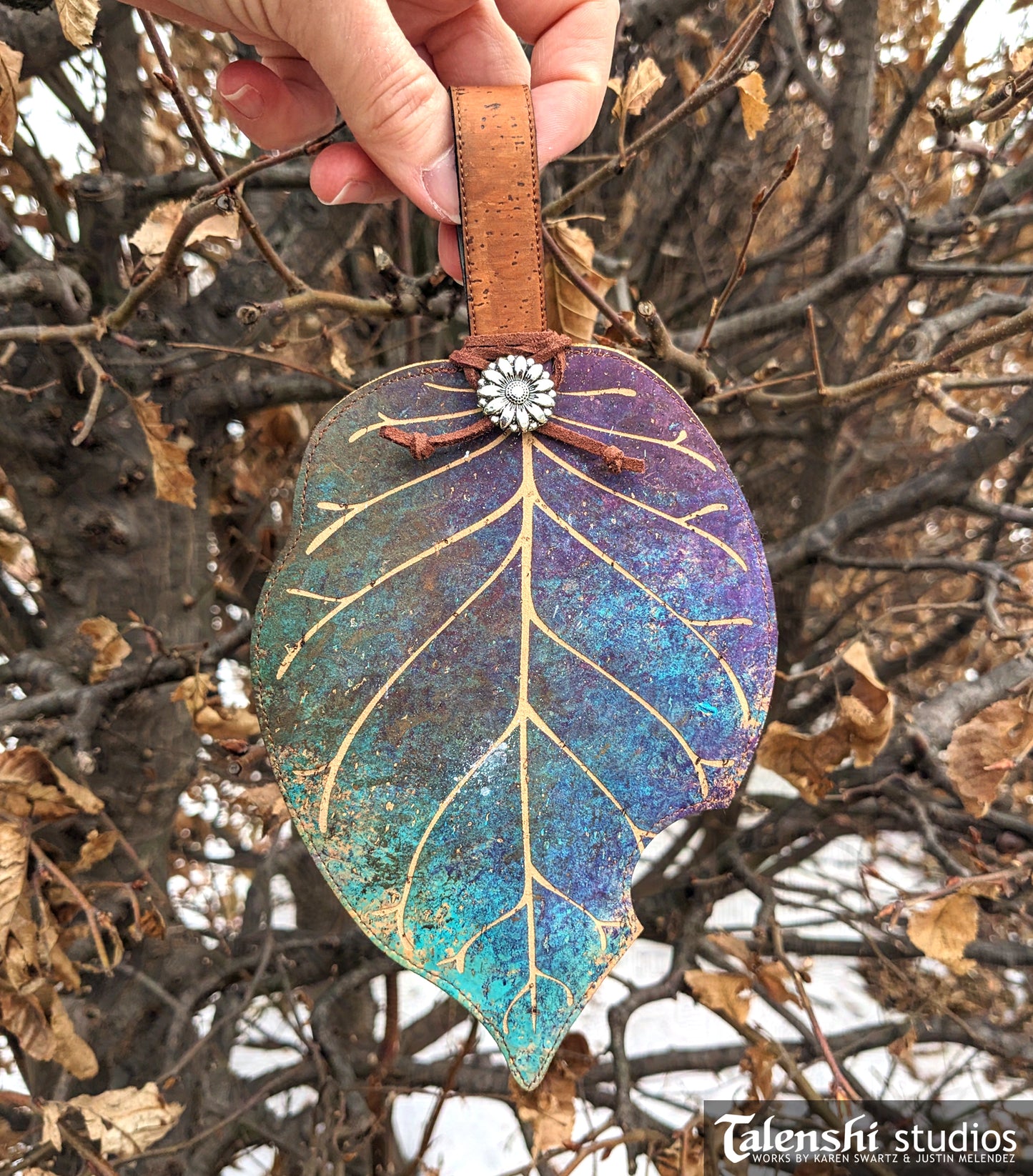 Galaxy Osage Leaf Wallet or Coin Purse (2 sizes)