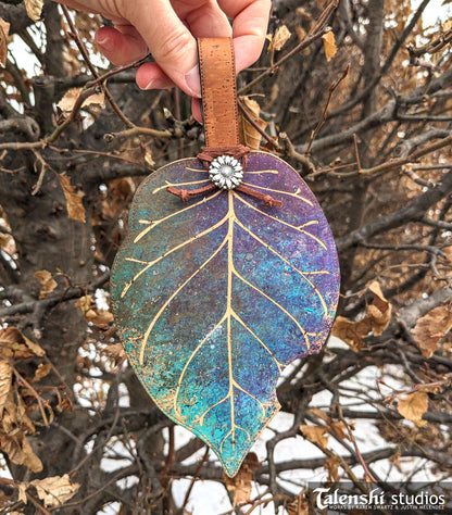 Galaxy Osage Leaf Wallet or Coin Purse (2 sizes)