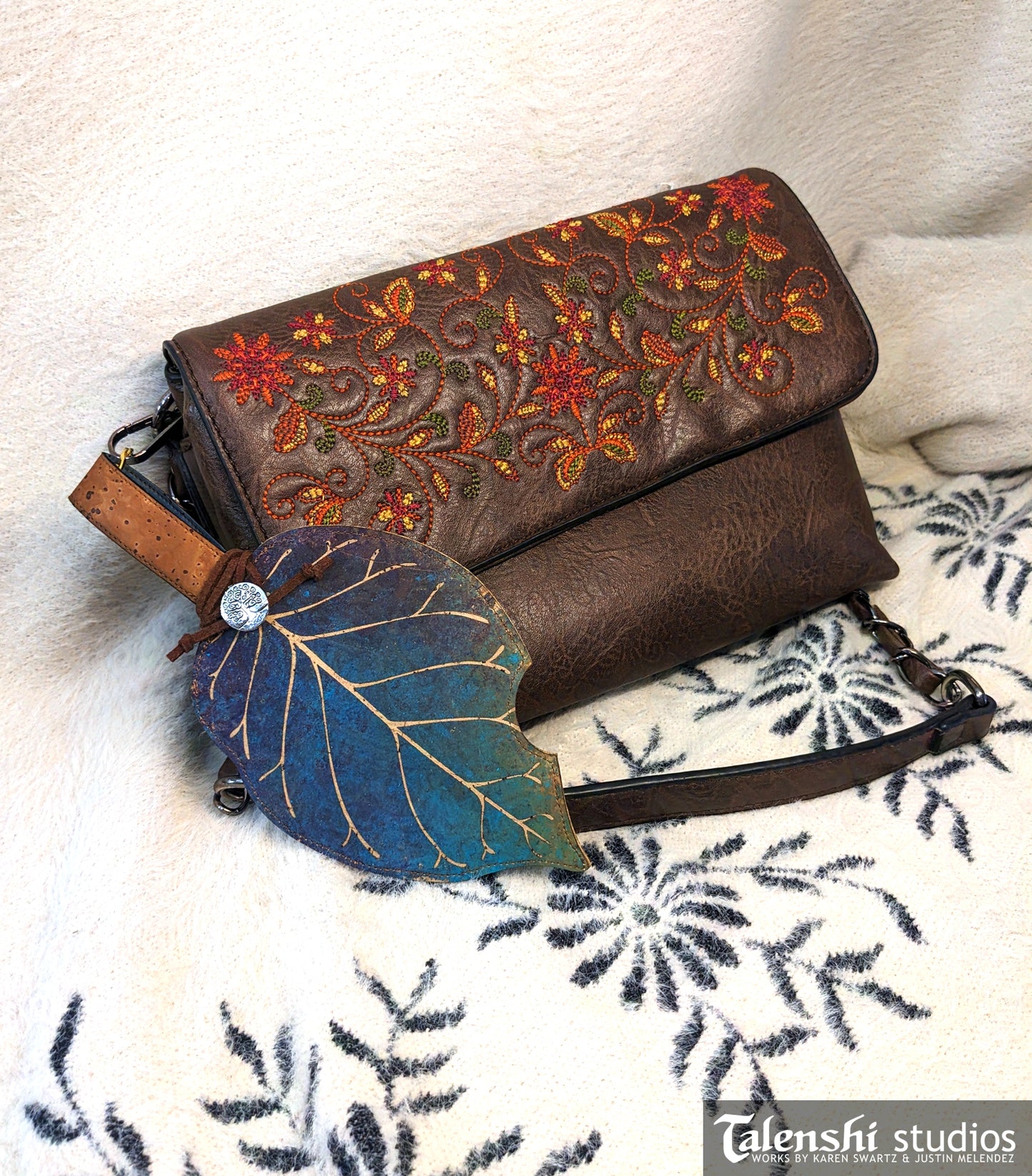 Galaxy Osage Leaf Wallet or Coin Purse (2 sizes)