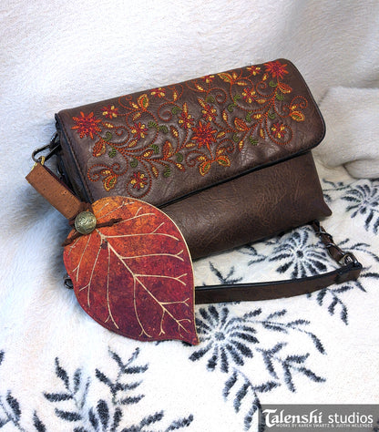 Nebula Osage Leaf Wallet or Coin Purse (2 sizes)