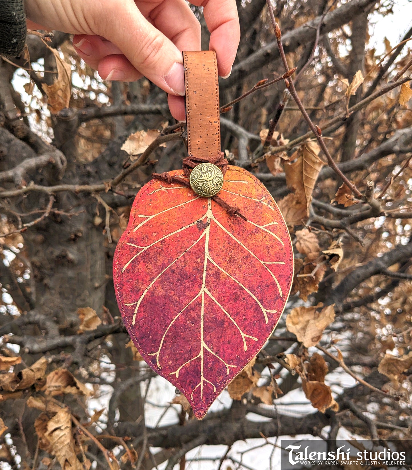 Nebula Osage Leaf Wallet or Coin Purse (2 sizes)