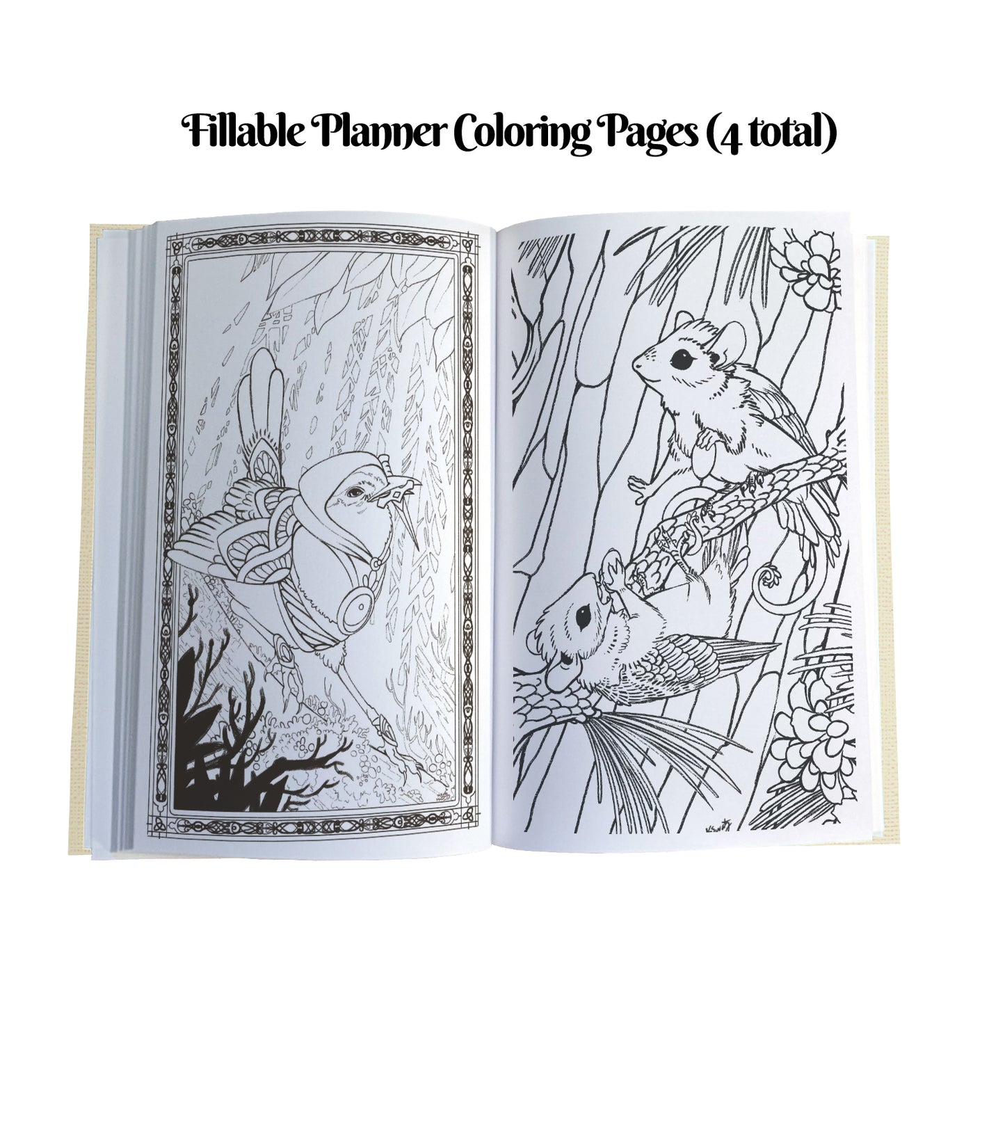 Library Weasels Magnetic Wooden Journal, Honey & Tan