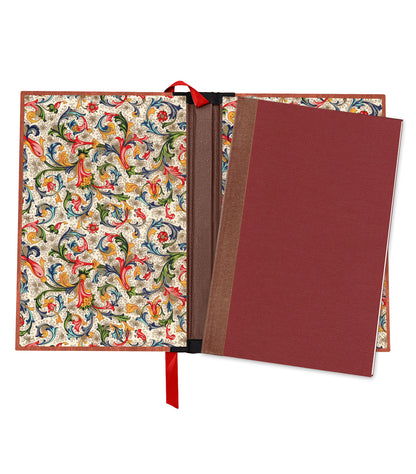 Gryphon's Scratching Tree Magnetic Wooden Journal, Red & Brown