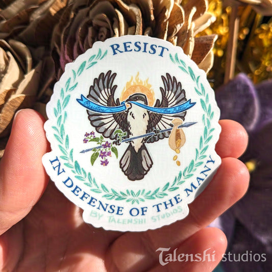 2.5" Shrike Waterproof Vinyl Sticker